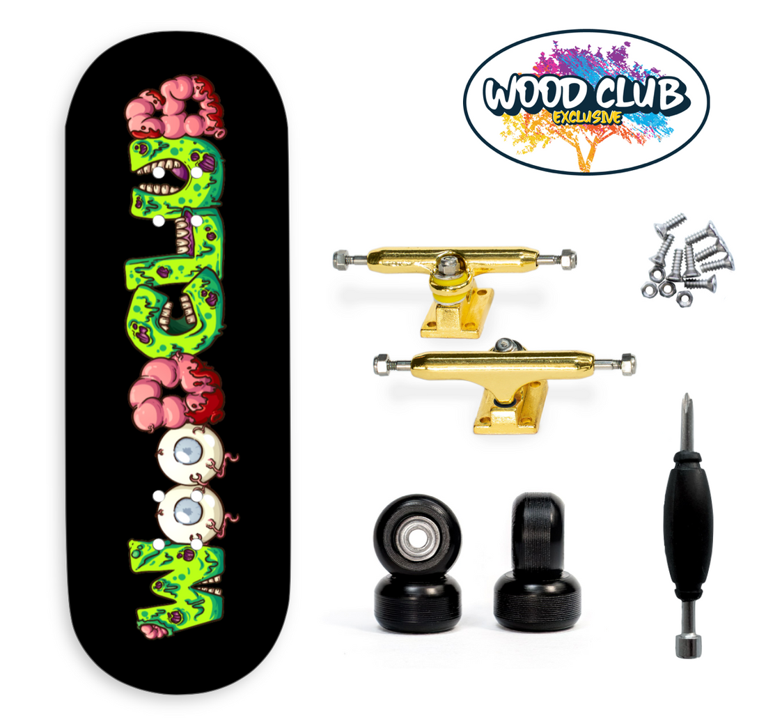 WoodClub EXCLUSIVE Fingerboard 32mm - "ZOMBIE LOGO"