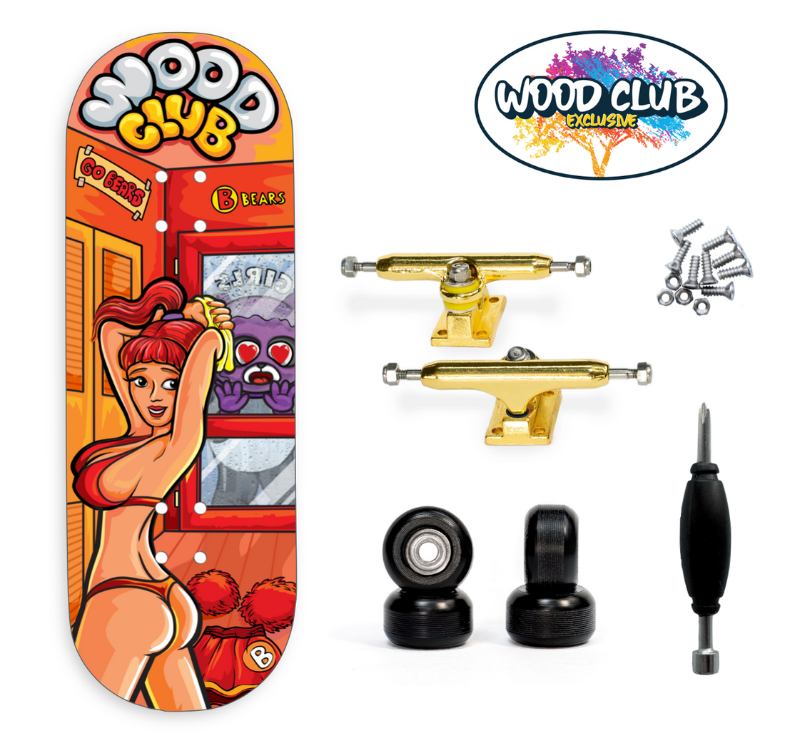 WoodClub EXCLUSIVE Fingerboard 32mm - "CHANGING ROOM"