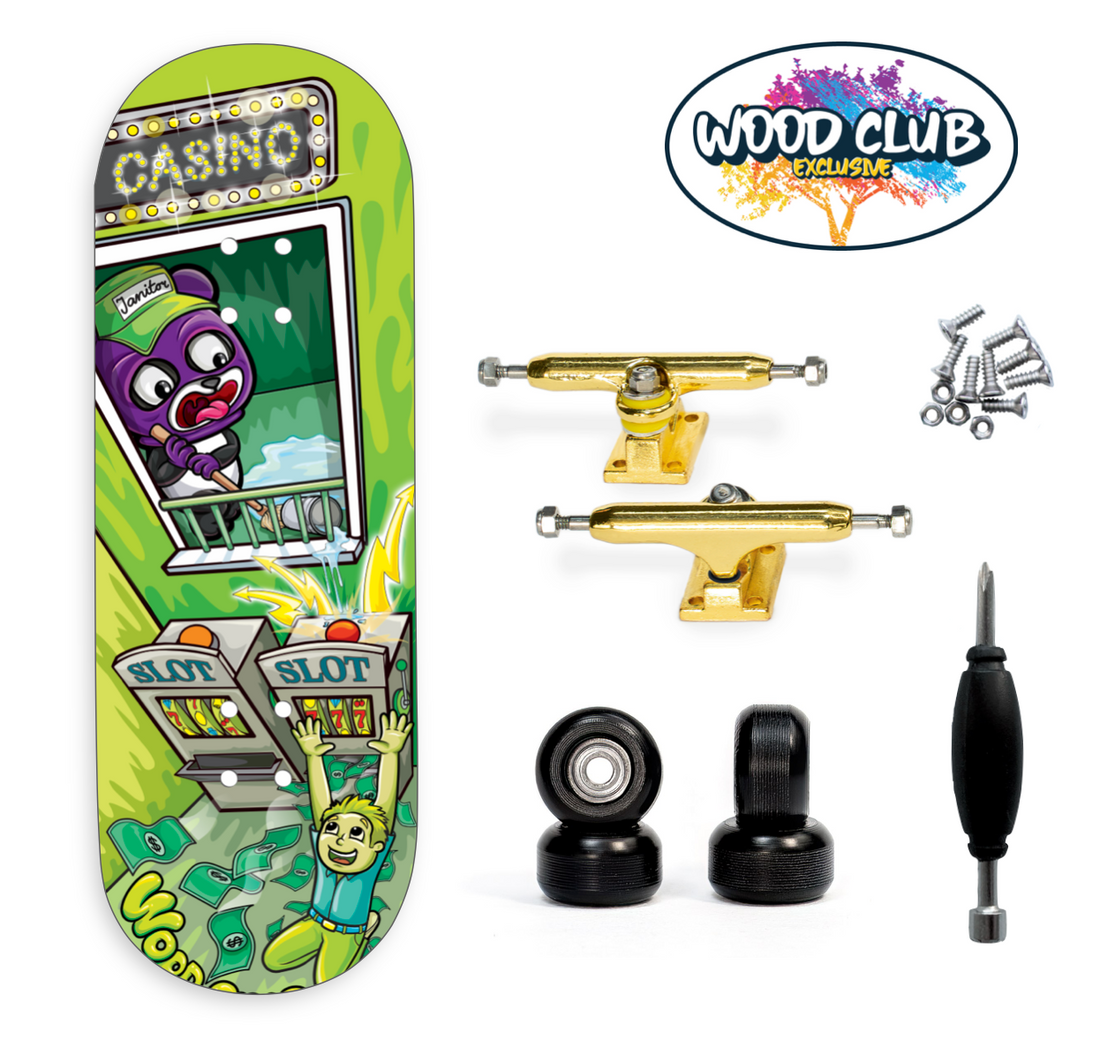 WoodClub EXCLUSIVE Fingerboard 32mm - "LUCKY DAY"