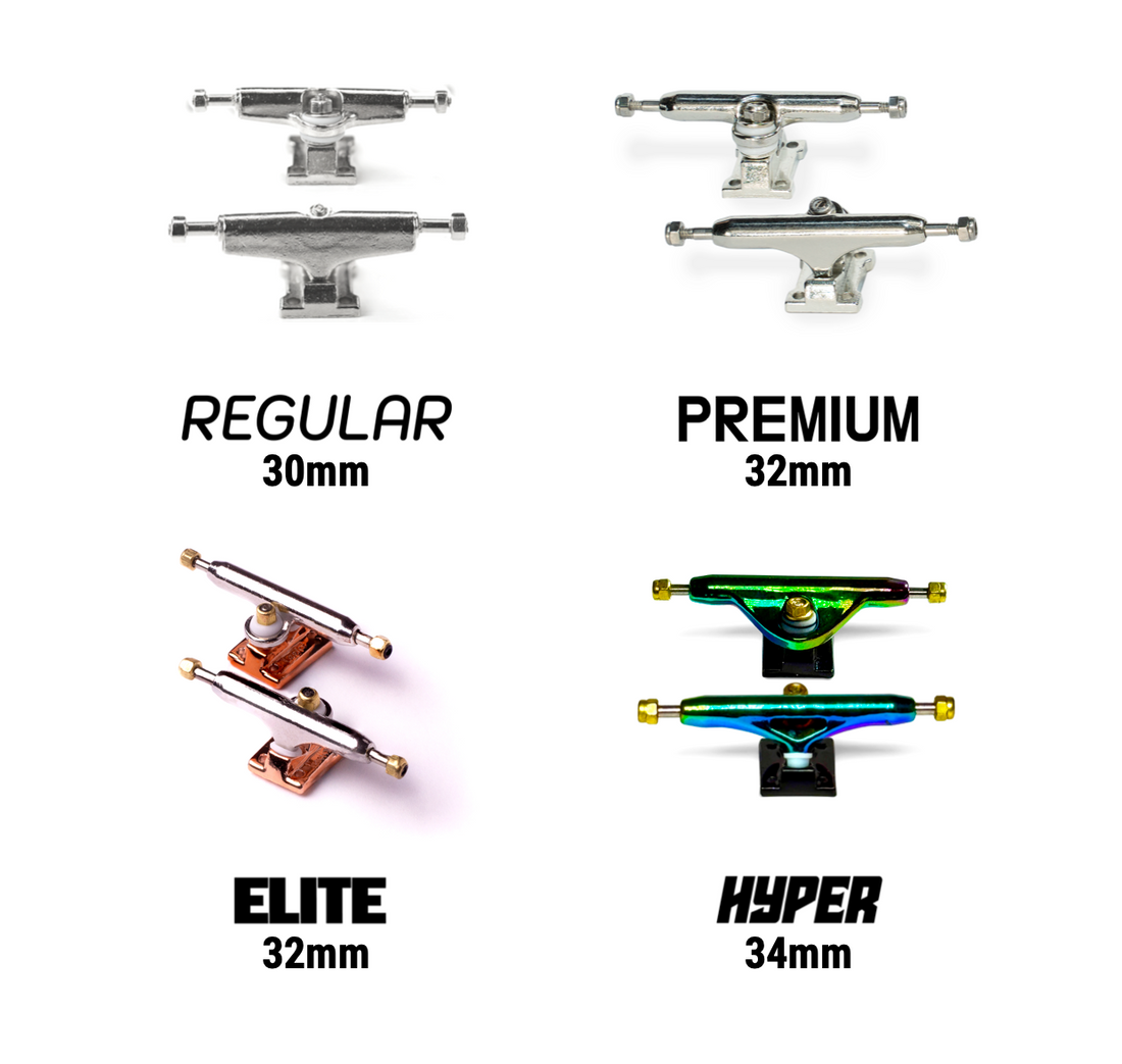 WoodClub Wooden Fingerboard 32mm - Natural Zebra