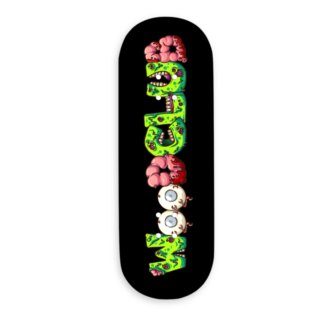 WoodClub EXCLUSIVE Holz-Deck 32mm - "ZOMBIE LOGO"