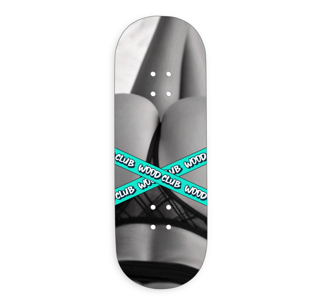 WoodClub EXCLUSIVE Holz-Deck 34mm - "B&W GIRL"