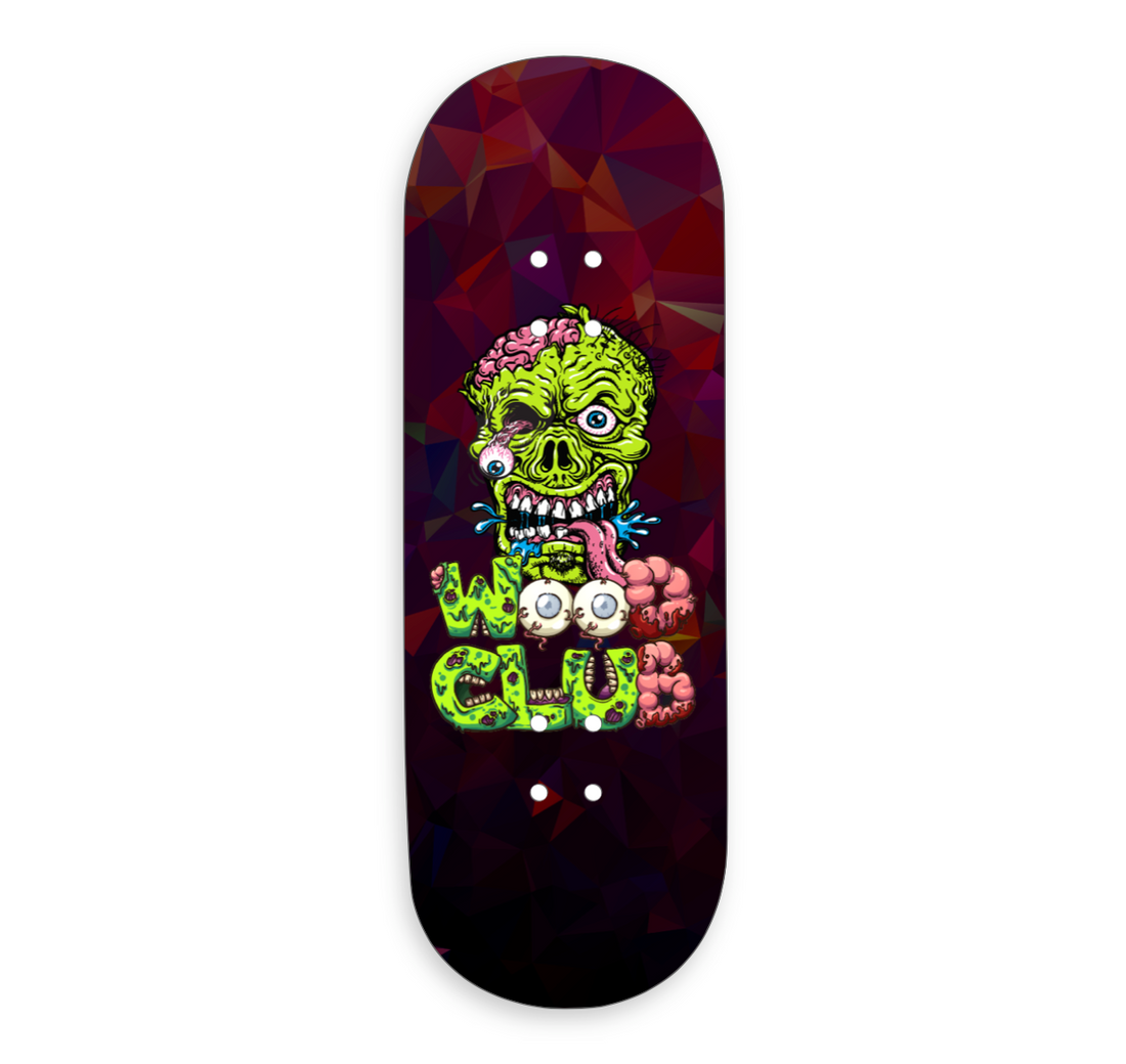 WoodClub EXCLUSIVE Wooden deck 32mm - "ZOMBIE HEAD"
