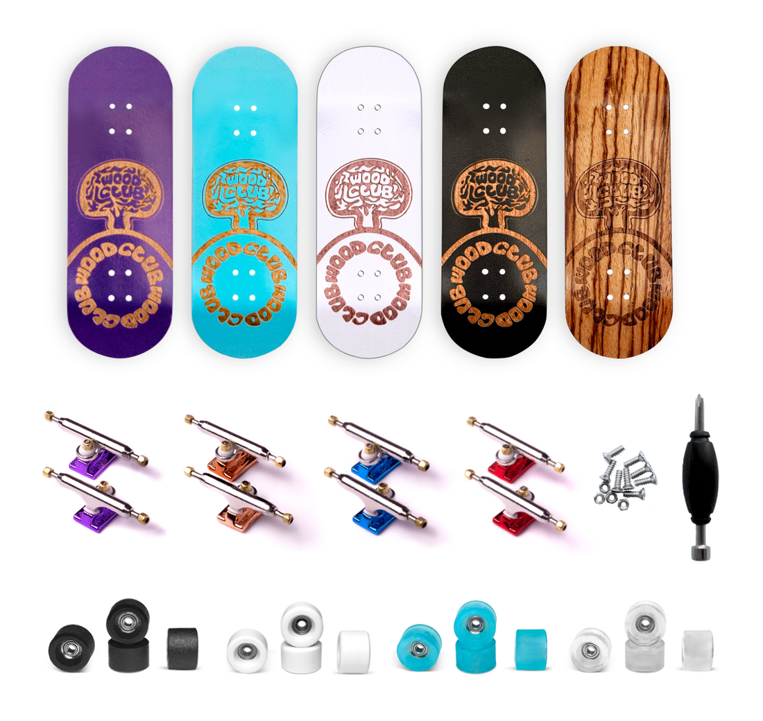 MAKE YOUR OWN - WoodClub Wooden Fingerboard ELITE 34mm