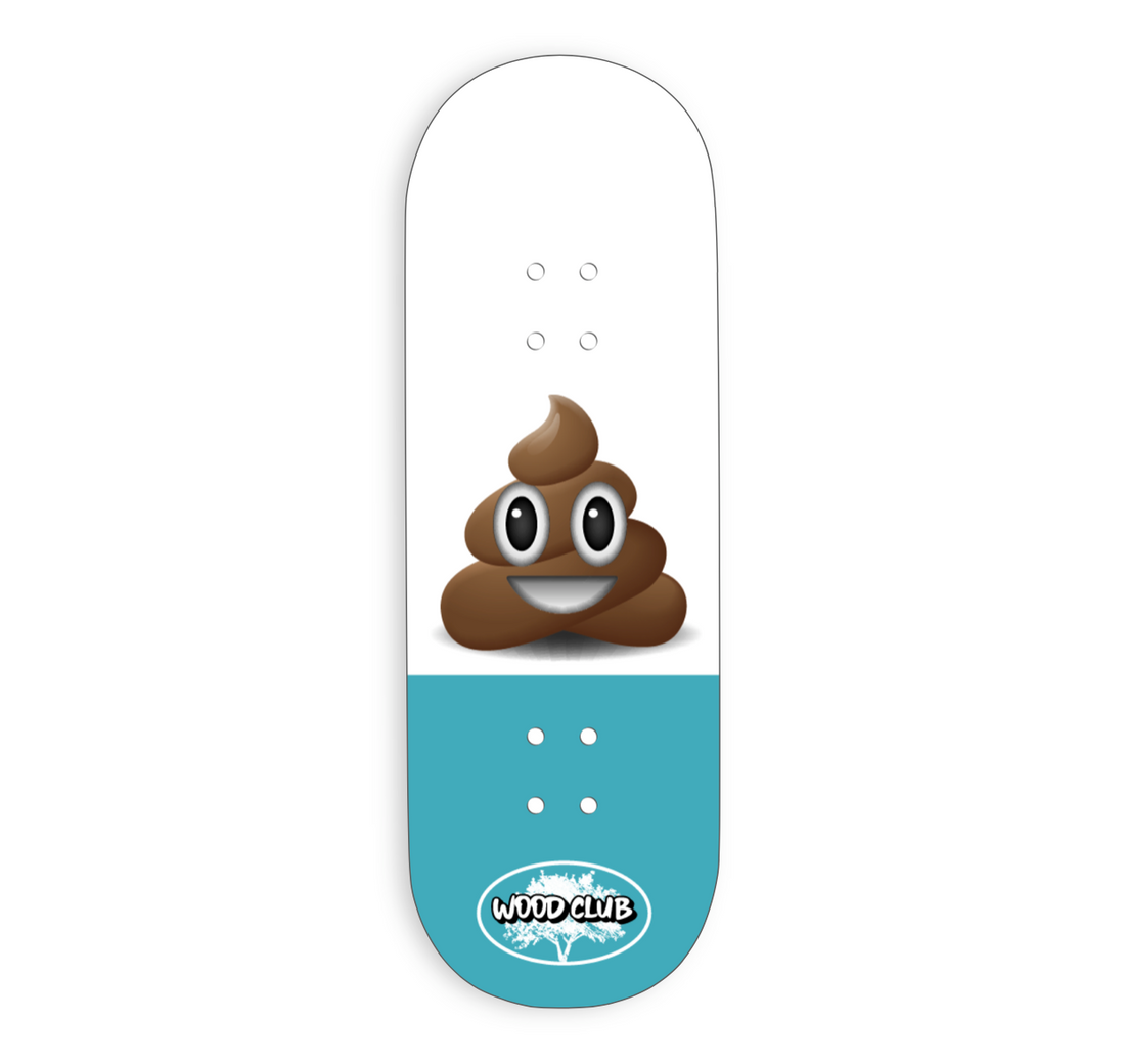 WoodClub EXCLUSIVE Wooden deck 32 mm - "SH*T" - Wooden Fingerboards
