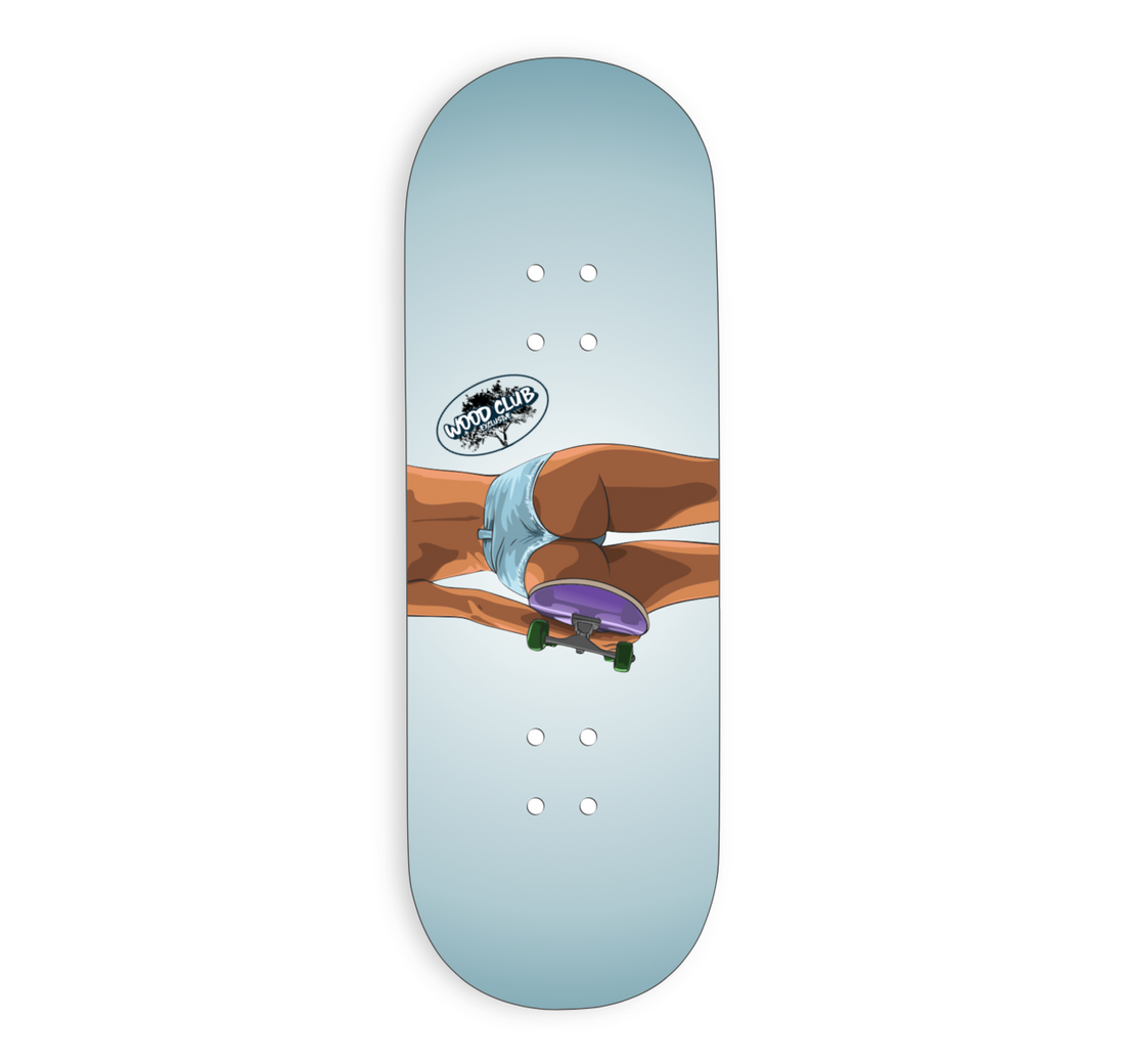WoodClub EXCLUSIVE Wooden deck 32 mm - "GIRL" - Wooden Fingerboards