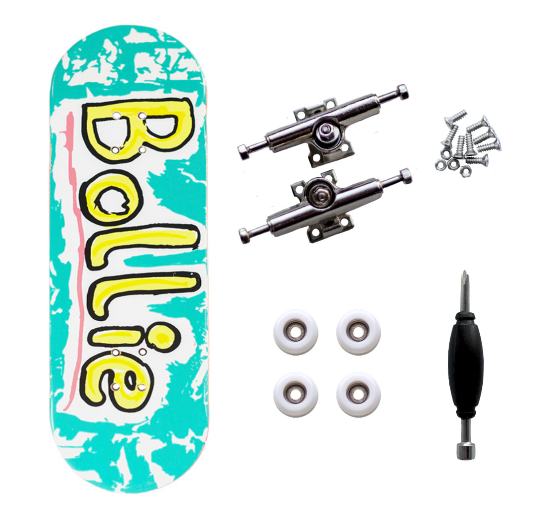 BOLLIE 31 mm - Logo Paint - Wooden Fingerboards