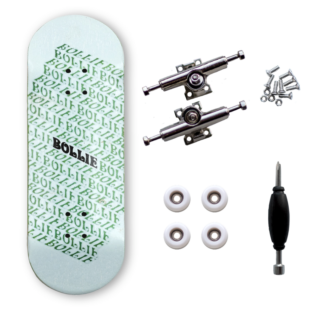BOLLIE 31 mm - Nine Set Green - Wooden Fingerboards