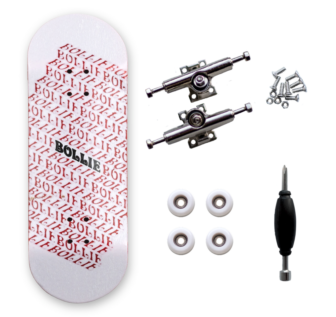 BOLLIE 31 mm - Nine Set Red - Wooden Fingerboards
