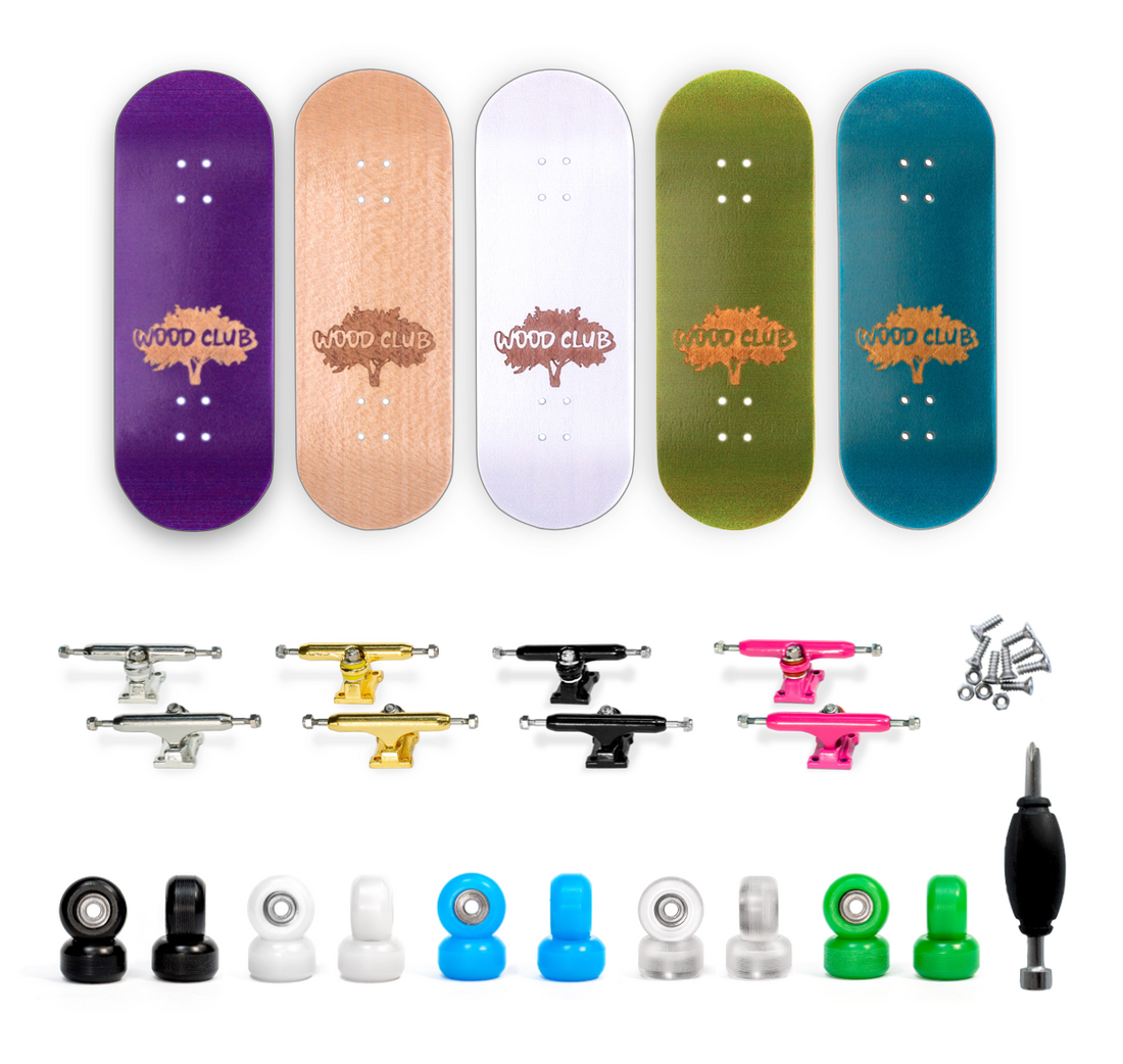MAKE YOUR OWN - WoodClub Wooden Fingerboard PREMIUM 34mm